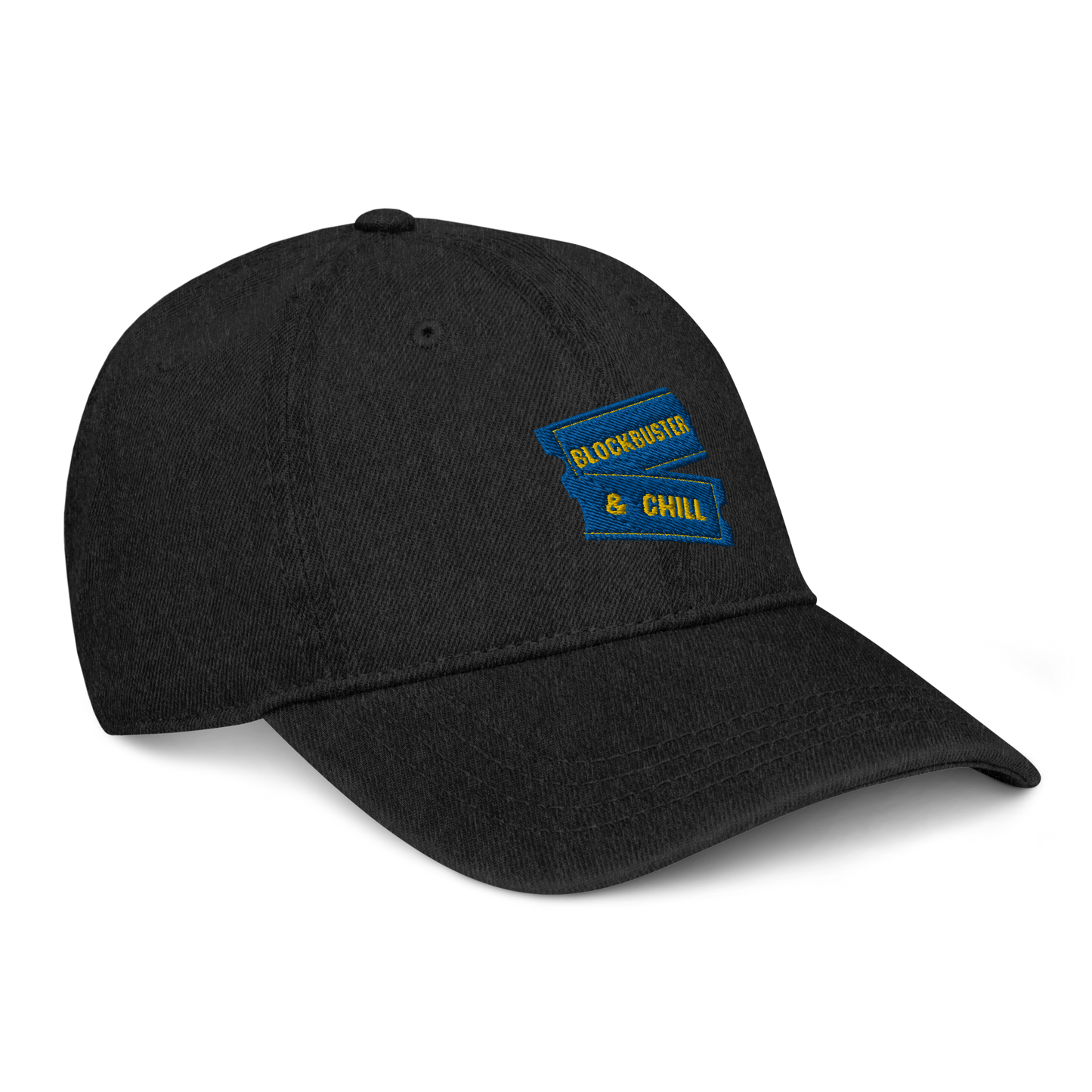 Retro Blockbuster Denim Cap