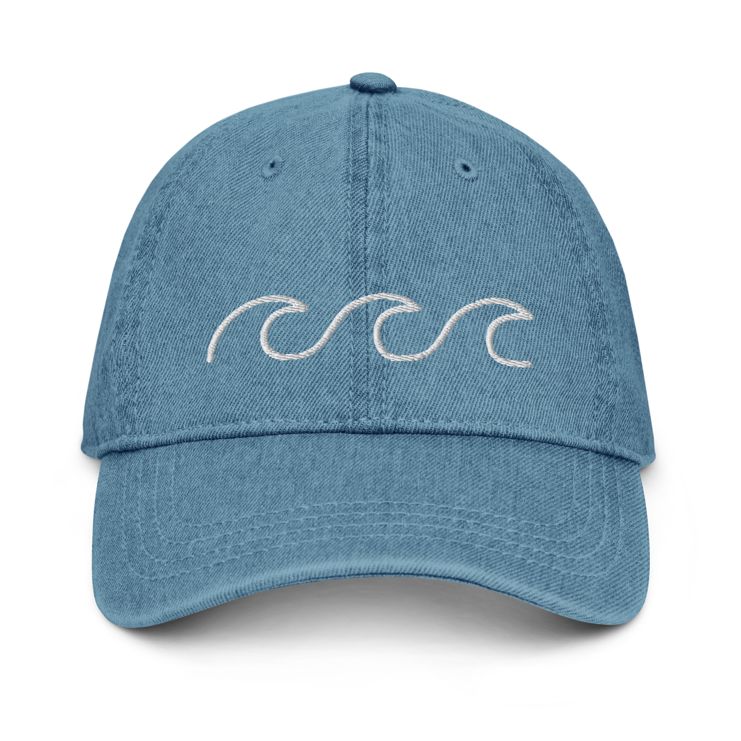 Ocean Waves Denim Cap