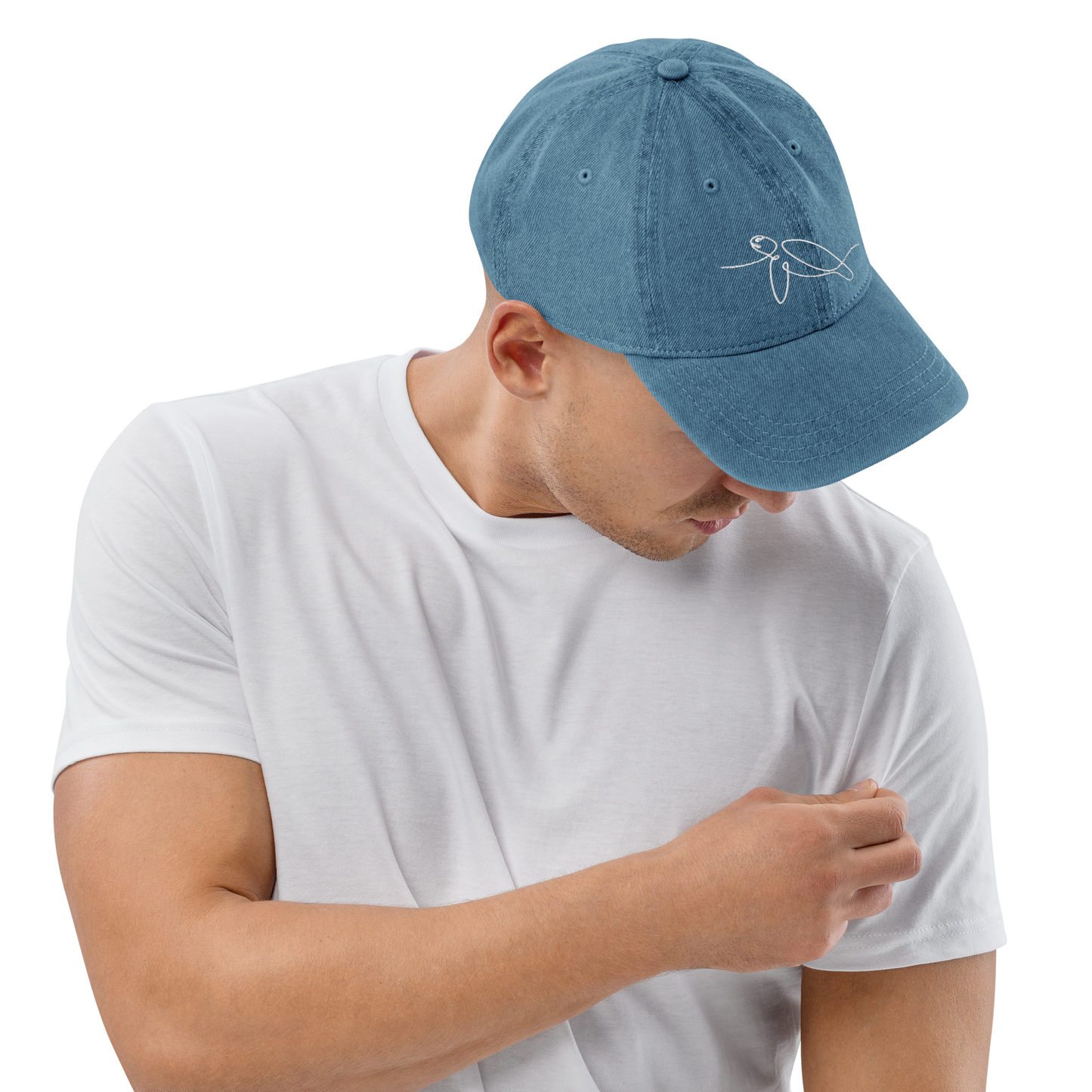 Sea Turtle Denim Cap
