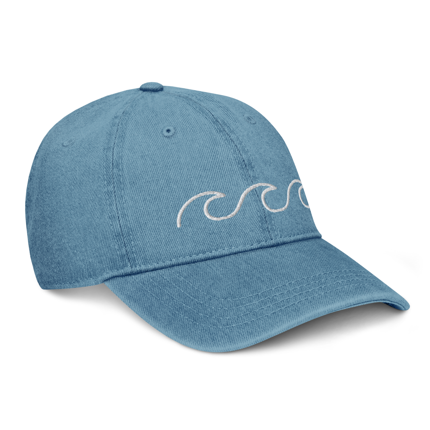 Ocean Waves Denim Cap