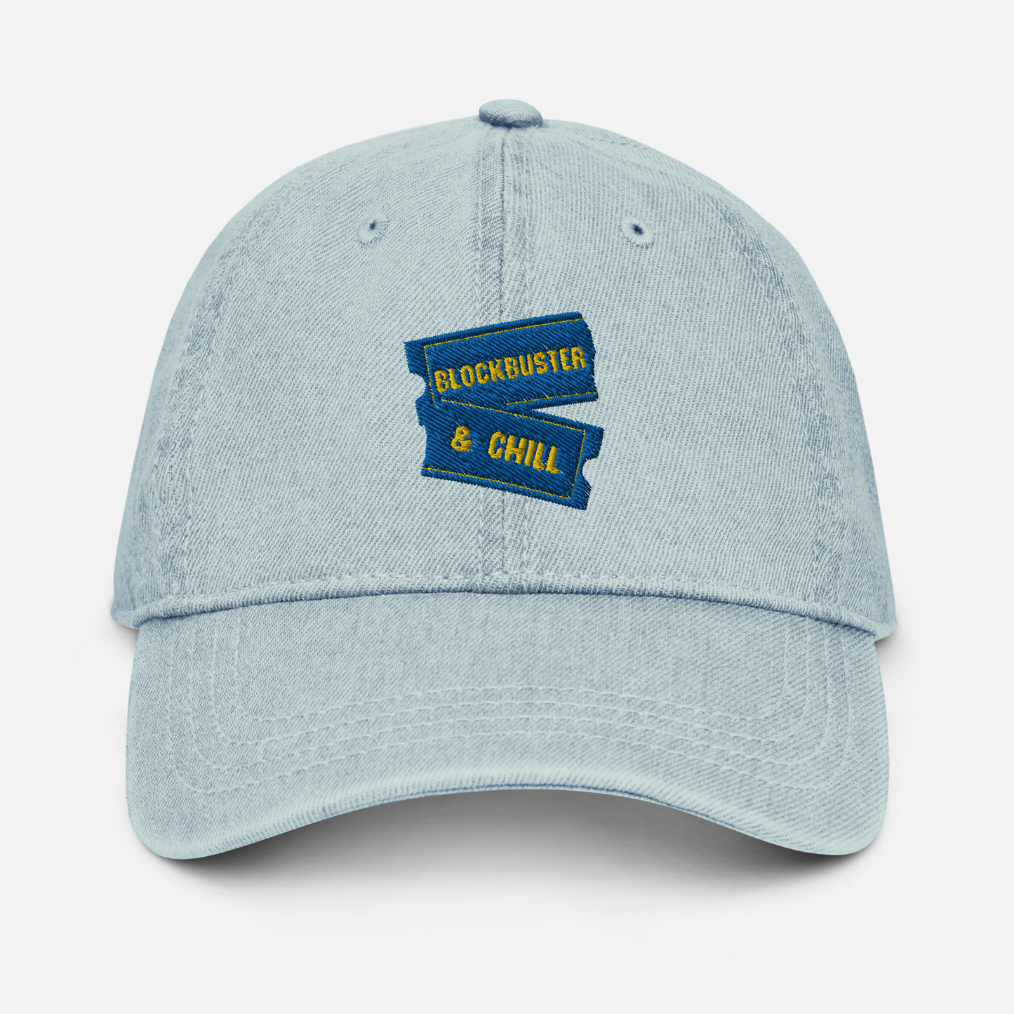 Retro Blockbuster Denim Cap