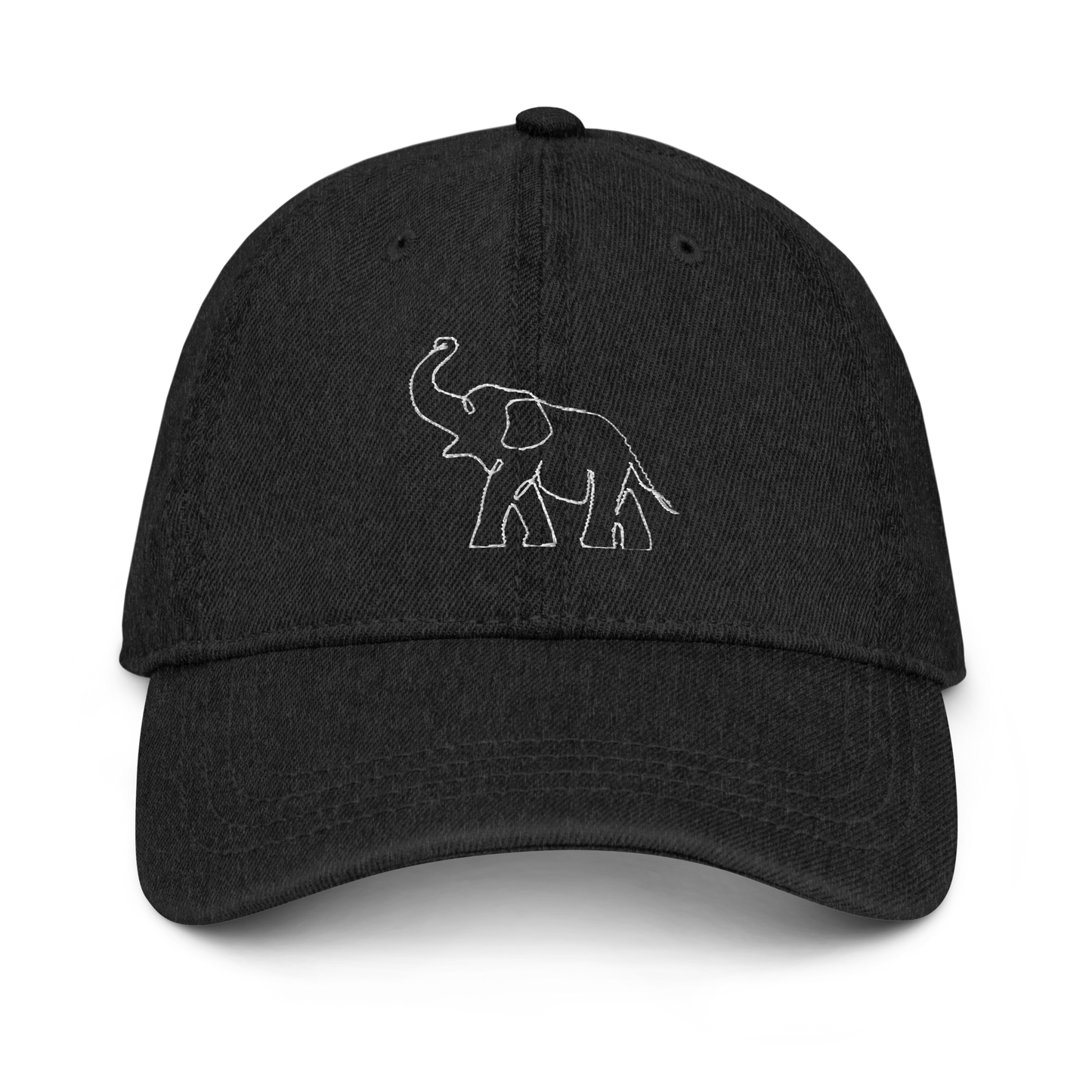 Elephant Lover Denim Cap