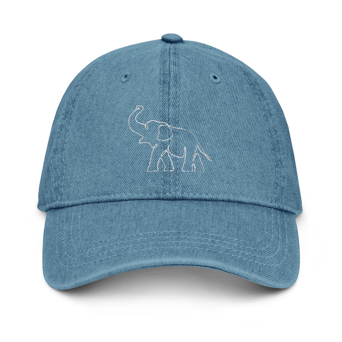 Elephant Lover Denim Cap