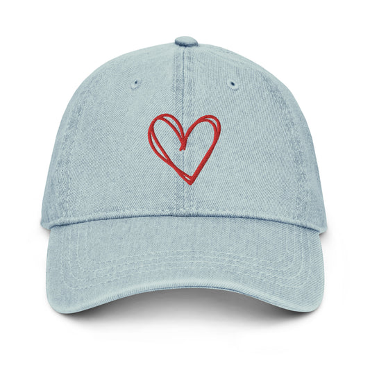 Sweetheart Denim Cap